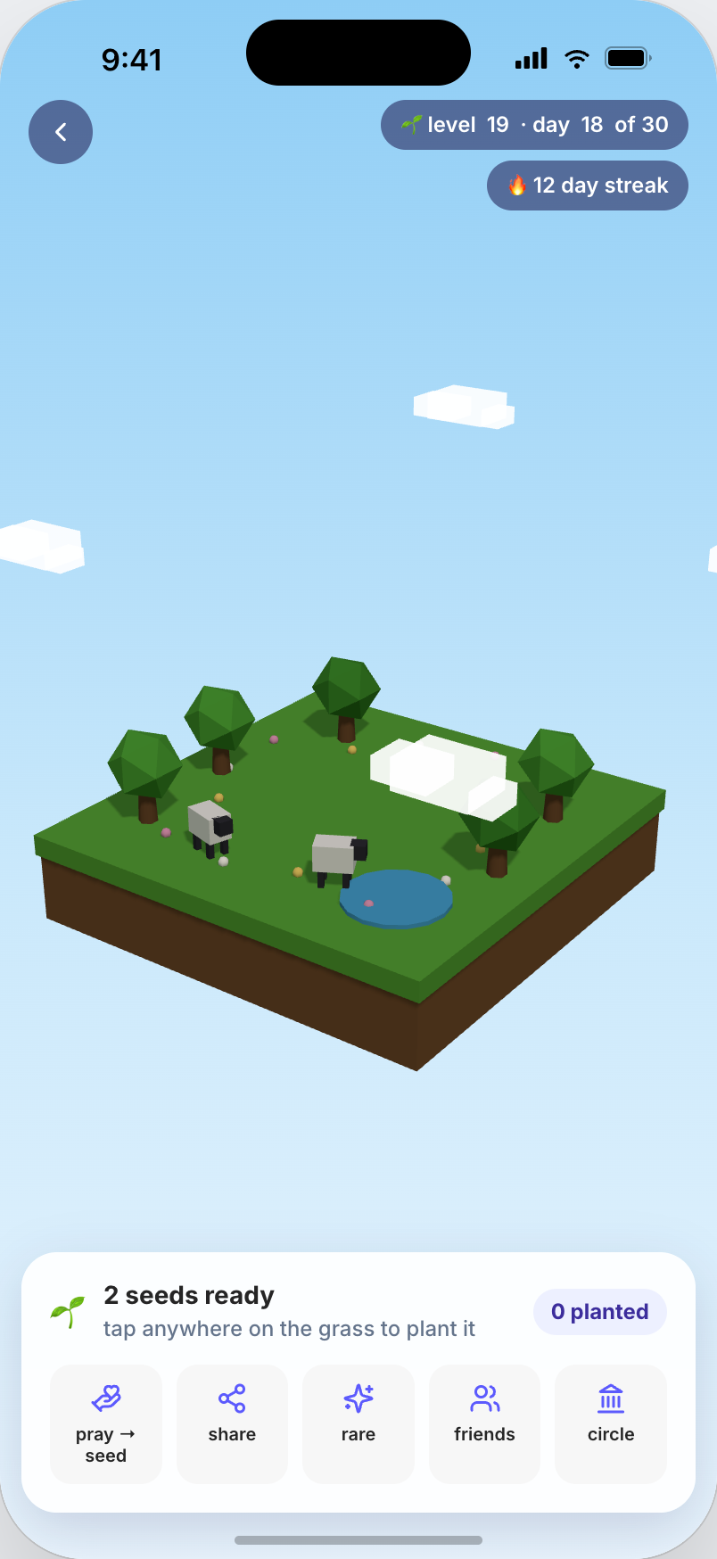 First Seek's original 3D kingdom screen